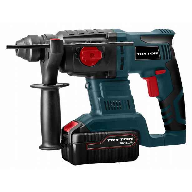 Vrtací Kladivo 20V, Sds+, 4 Funkce, 2J, 2x4AH Akumulátor
