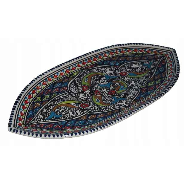 Gruzie Chaczapuri Pide Pizza Turecká Pizza Velký Krásný Talíř 43 cm