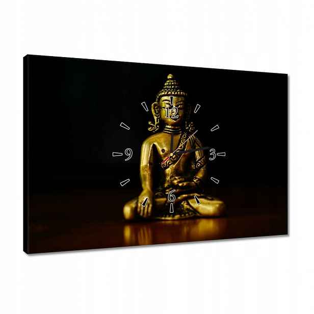 Hodiny 60x40 Zlatý Buddha Zlato