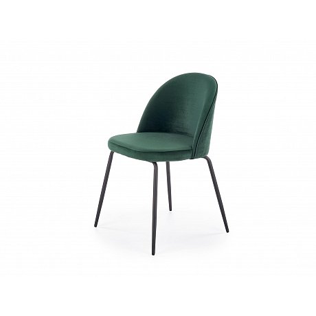 Jídelní židle K-314, tmavě zelená