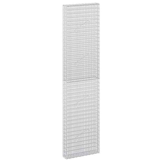 vidaXL Gabion s drátem 3,5 mm a sítem 5x2,5 cm 50x10x200 cm