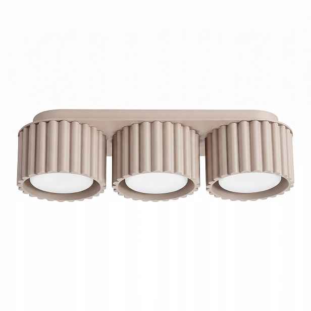 Stropní Svítidlo Stropní svítidlo Spot trojité Aura 3 taupe Gx53 Sollux