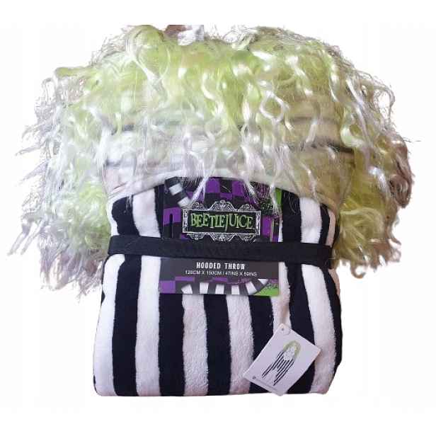 Vtipná Beetlejuice Deka S Kapucí A Zelenými Vlasy, Šťáva Z Brouka, Originál