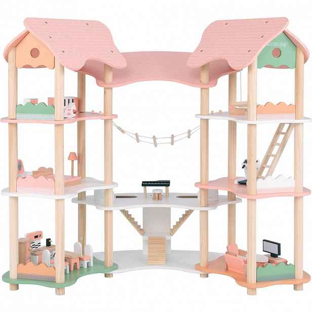 COSTWAY DOMEK PRO PANENKY 85 cm Růžový