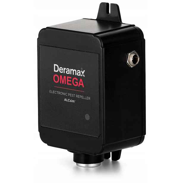 Deramax Omega Ultrazvukový plašič kun a hlodavců II. generace s ALCsim