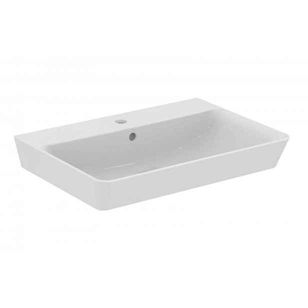 Ideal Standard Connect Air - Umyvadlo 65x46 cm, s přepadem, otvor pro baterii, Ideal Plus, bílá E0741MA