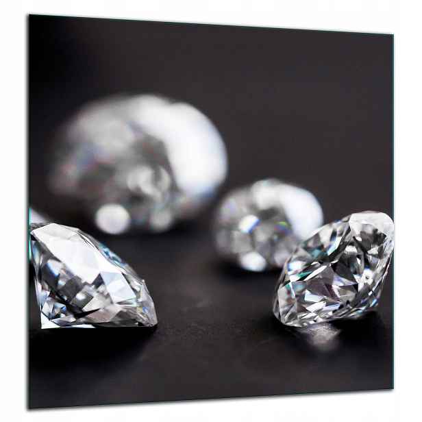 Skleněná Ochranná Deska Panel Lepidlo 60x65 Diamant