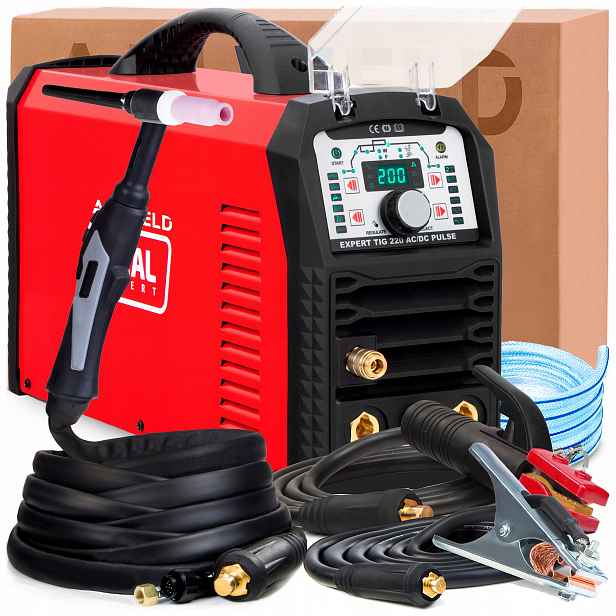 Invertorová Svářečka Ideal Expert Tig 220 Ac DC Pulse Hf Lift Mma 230V 200A