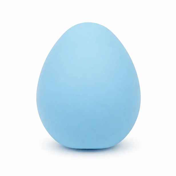 Velikonoční dekorace vajíčko, 20 cm, světle modré, plast, venkovní