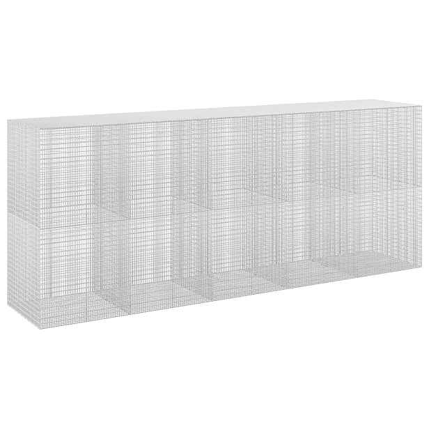 vidaXL Gabion s drátem 3,5 mm a sítem 5x2,5 cm 500x100x200 cm