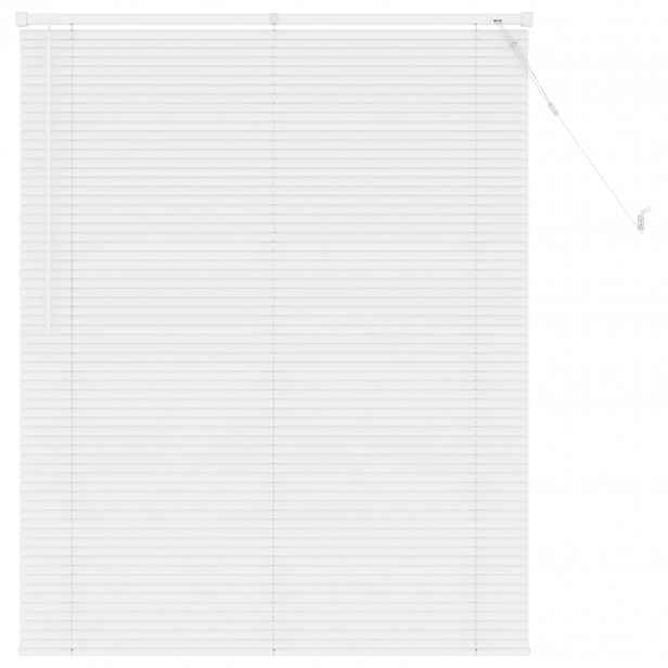 vidaXL Venet školní žaluzie Bílý 150 x 110 cm 25 mm PVC