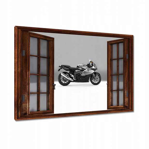 Obrazy 120x80 Šedý závodník Bmw Motor