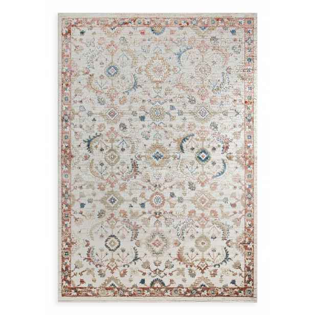 Koberec 160x230 Elora Ornament cihlový designově krémový
