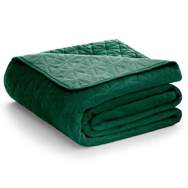 Restilo Přehoz na postel AmeliaHome Laila zelený, velikost 200x220