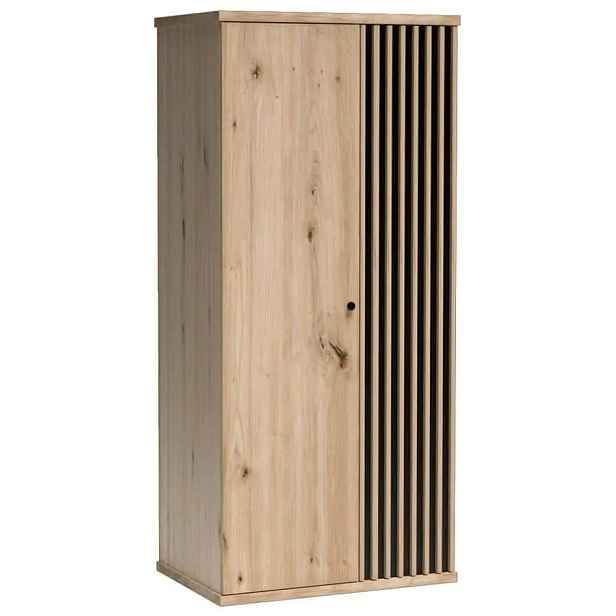 Casarredo Šatní skříň 2D BARBUS dub artisan/černá