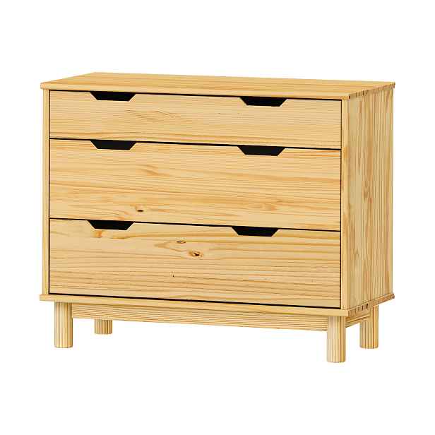 Komoda 2+1 zásuvky BONITO 2 lak