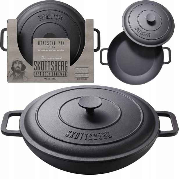 Skottsberg Hrnec s poklicí 31,5 cm 3 l litina K3