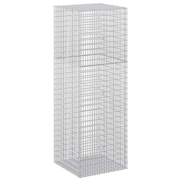 vidaXL Gabion s drátem 5 mm a síťovinou 5x2,5 cm 50x50x150 cm