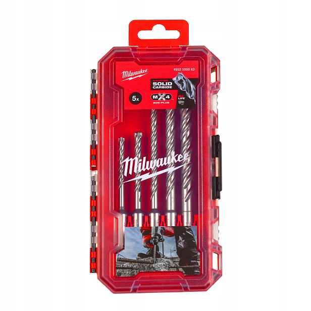 Sada vrtáků do betonu Sds Plus 5-10 mm 5 dílů Milwaukee MX4