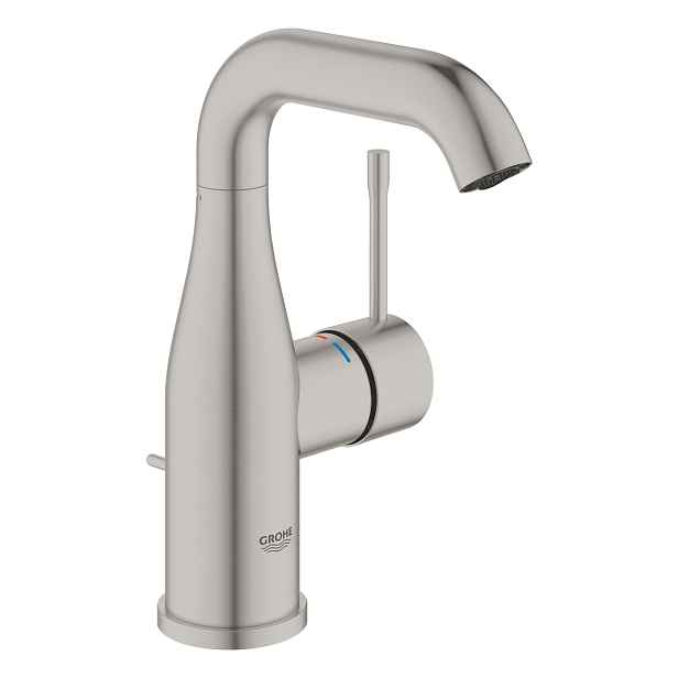 Baterie umyvadlová stojánková Grohe Essence velikost M SuperSteel 24173DC1