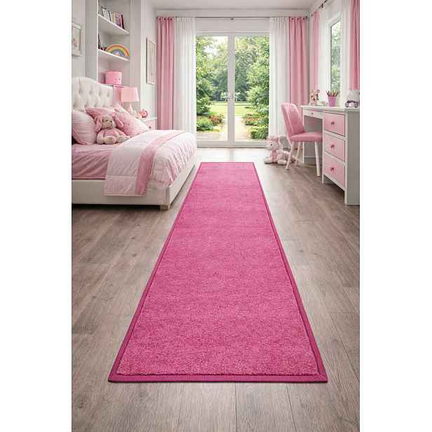Běhoun na míru Eton růžový 11, šíře 80 cm, růžová, chodba / předsíň, Vopi