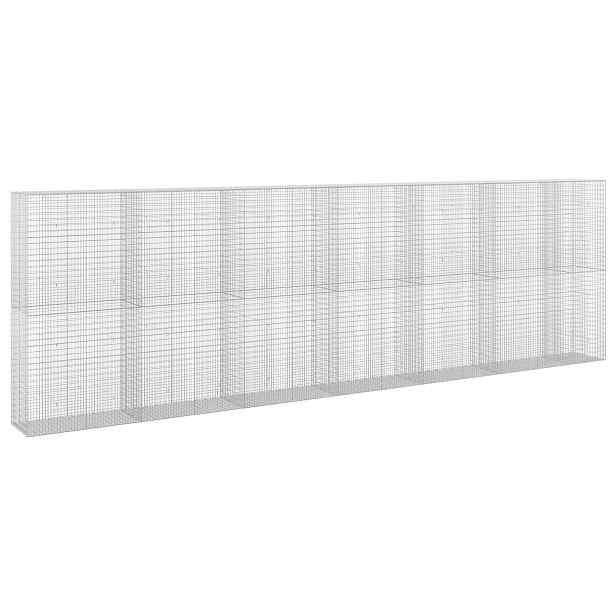 vidaXL Gabion s drátem 3,5 mm a sítem 5x2,5 cm 650x50x200 cm