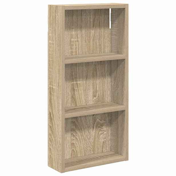 vidaXL Koupelnová nástěnná skříňka Sonoma dub 30 x 10 x 60,5 cm