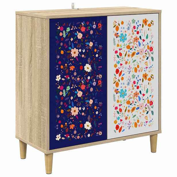 vidaXL Servírovací skříň MAINZ Sonoma 69 x 33 x 75 cm Kompozitní dřevo