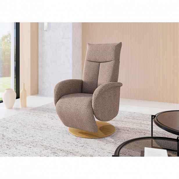 Sit & More RELAXAČNÍ KŘESLO, textil, cappuccino