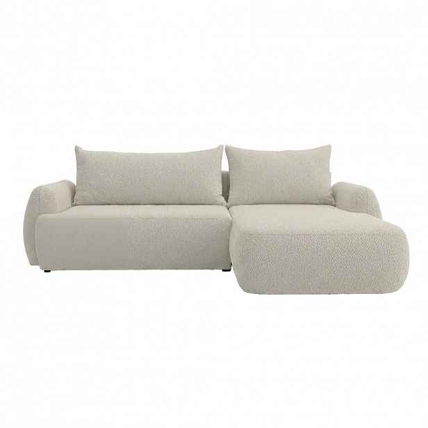 Fedve ROHOVÁ SOFA MUNDUK II s funkcí spaní, Béžová