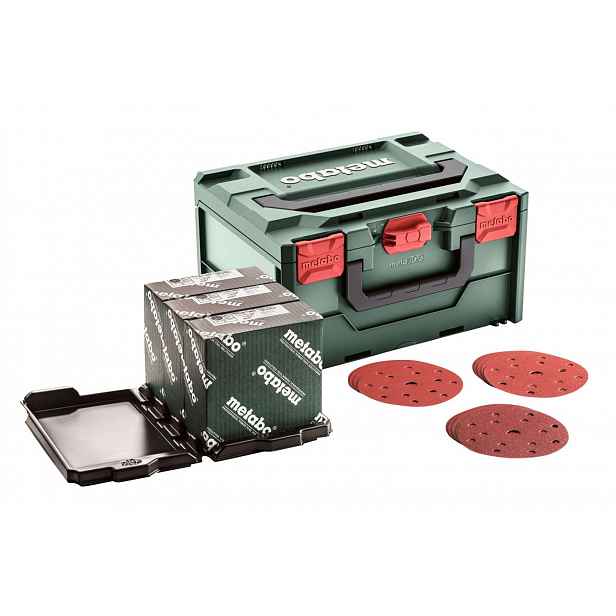Metabo - Sada 150 brusných papírů a boxu 626756000
