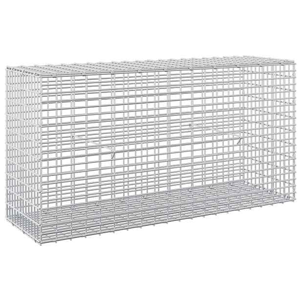 vidaXL Gabion s drátem 5 mm a síťovinou 5x2,5 cm 100x30x50 cm