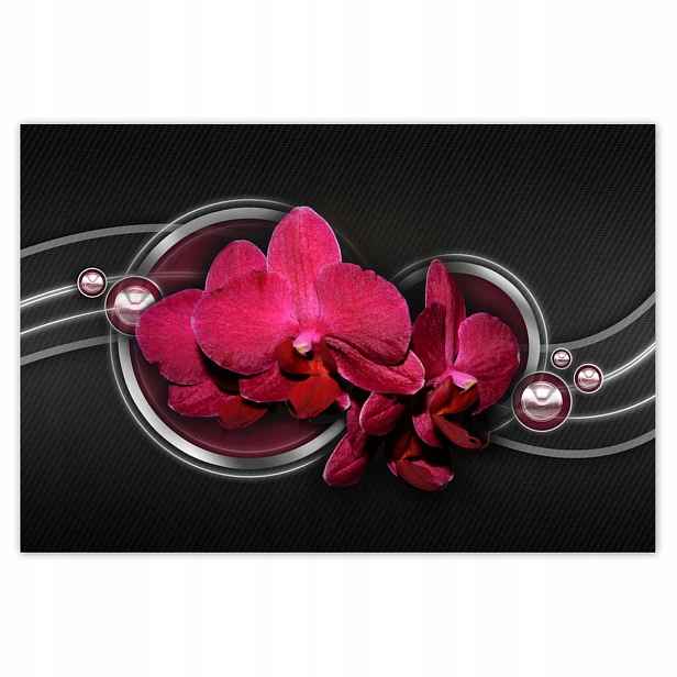 Plakáty 185x125 Orchidej s kuličkami