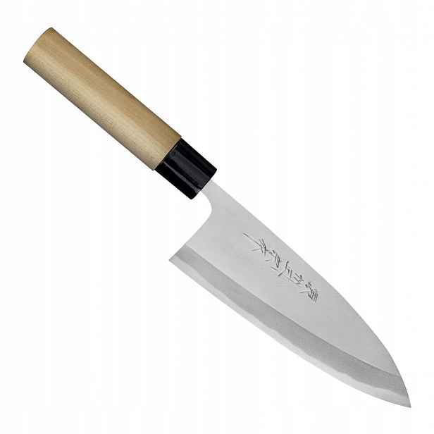 Satake Shirogami#2 Pro Japonský Nůž Deba na filetování 16,5 cm