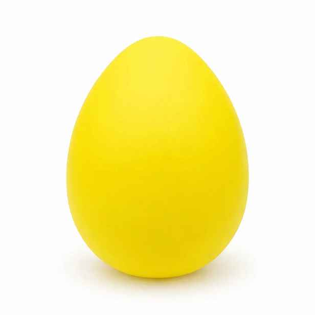 Velikonoční dekorace vajíčko, 30 cm, žluté, plast, venkovní