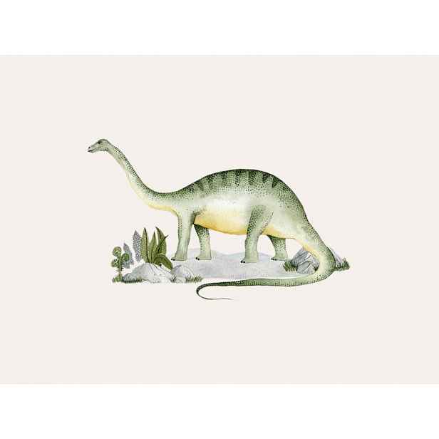 Yokodesign Nálepka na zeď Brontosaurus Velikost: maxi - XL