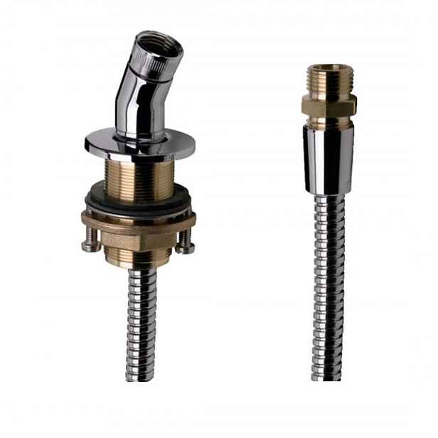 Hansgrohe - Držák sprchy pro montáž na okraj vany, chrom 28307000
