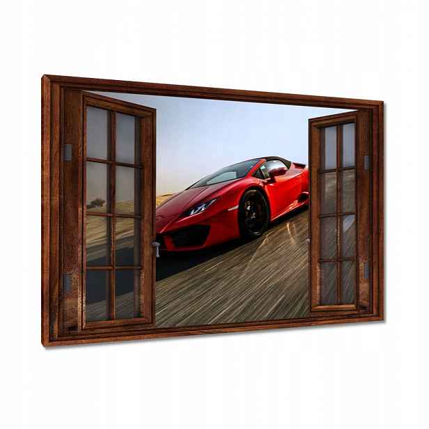 Obrazy 90x60 Červené sportovní auto