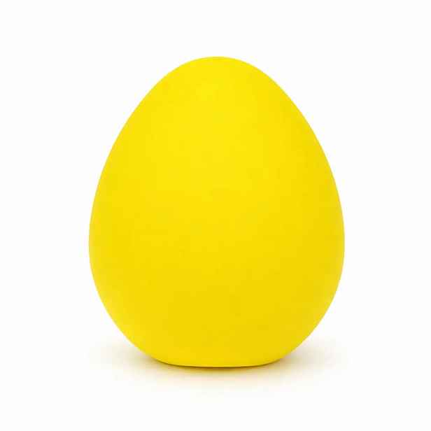 Velikonoční dekorace vajíčko, 20 cm, žluté, plast, venkovní