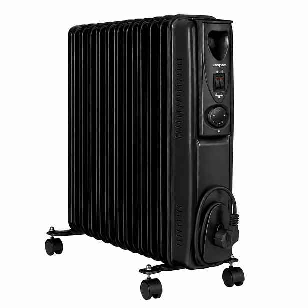 Elektrický Olejový Radiátor 13 Žeber 2500 Wattový Termostat