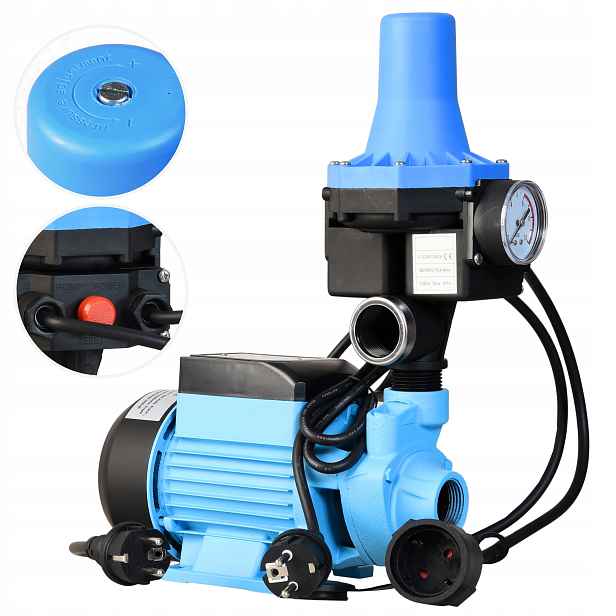 Malé Hydroforové Čerpadlo 370W 35L/MIN Zahradní S Vypínačem, Regulace