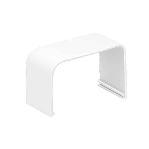 Nátrubek Spojovací spojka pro kanál koryta Artiplastic 60 x 45 mm Bílá