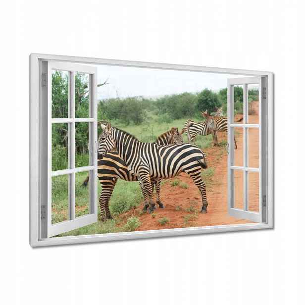 Obrazy 90x60 Zebra na savaně