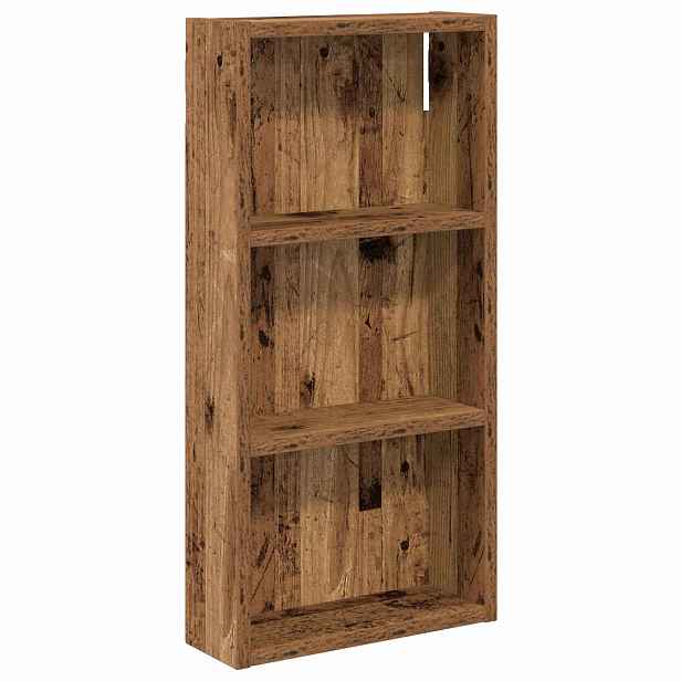 vidaXL Koupelnová nástěnná skříňka Staré dřevo 30 x 10 x 60,5 cm