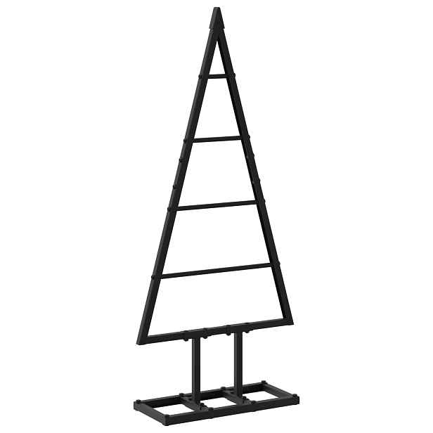 vidaXL Kovový vánoční stromeček KUOPIO 60 cm Kov Černá