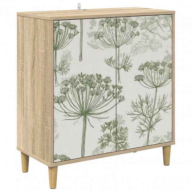 vidaXL Servírovací skříň GOTHA Sonoma 69 x 33 x 75 cm Kompozitní dřevo