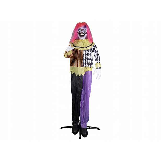 Dekorace Noční klaun Halloween Klaun stvoření 160 cm