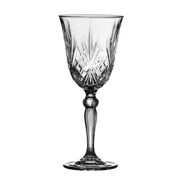 Skleničky v sadě 4 ks na víno 210 ml Melodia – Lyngby Glas
