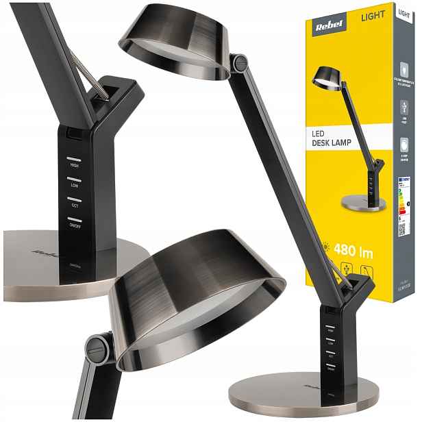 Led stolní lampa 3 barvy 7W Usb Rebel