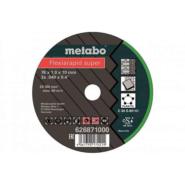Metabo - Řezný kotouč 76x10 mm, 5 ks 626871000